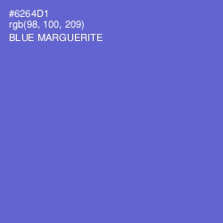 #6264D1 - Blue Marguerite Color Image