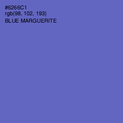 #6266C1 - Blue Marguerite Color Image