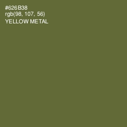 #626B38 - Yellow Metal Color Image