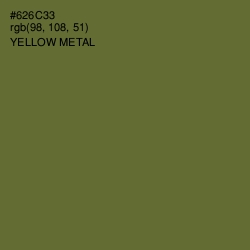 #626C33 - Yellow Metal Color Image