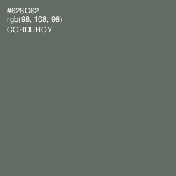 #626C62 - Corduroy Color Image