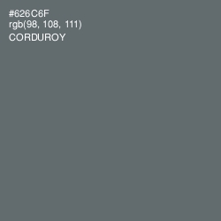 #626C6F - Corduroy Color Image