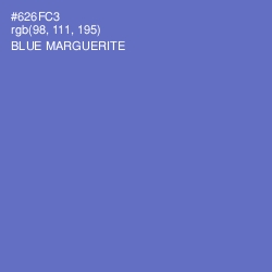 #626FC3 - Blue Marguerite Color Image
