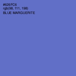 #626FC6 - Blue Marguerite Color Image