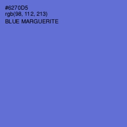 #6270D5 - Blue Marguerite Color Image