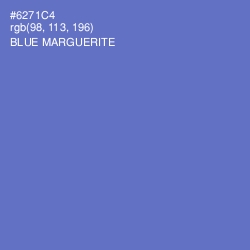 #6271C4 - Blue Marguerite Color Image
