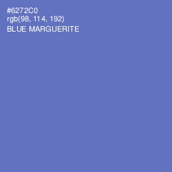 #6272C0 - Blue Marguerite Color Image