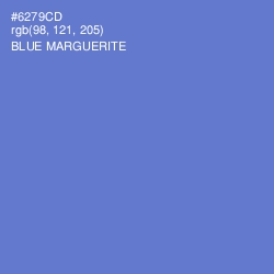 #6279CD - Blue Marguerite Color Image
