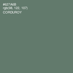 #627A6B - Corduroy Color Image