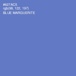 #627AC5 - Blue Marguerite Color Image