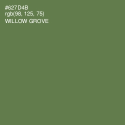 #627D4B - Willow Grove Color Image