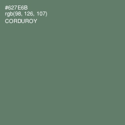 #627E6B - Corduroy Color Image