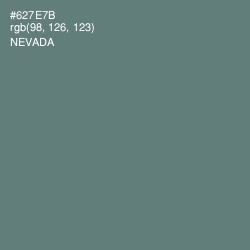 #627E7B - Nevada Color Image