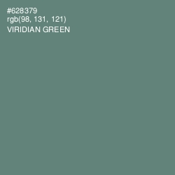 #628379 - Viridian Green Color Image