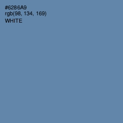 #6286A9 - Bermuda Gray Color Image