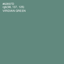 #62897D - Viridian Green Color Image