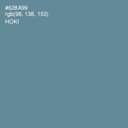 #628A99 - Hoki Color Image