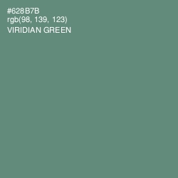 #628B7B - Viridian Green Color Image