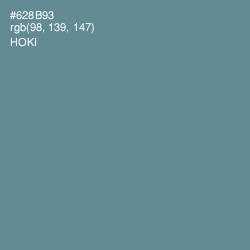 #628B93 - Hoki Color Image