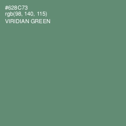 #628C73 - Viridian Green Color Image