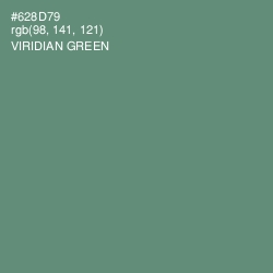 #628D79 - Viridian Green Color Image