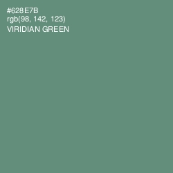 #628E7B - Viridian Green Color Image