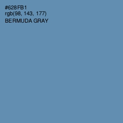 #628FB1 - Bermuda Gray Color Image
