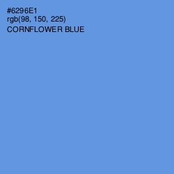 #6296E1 - Cornflower Blue Color Image