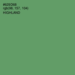 #629D68 - Highland Color Image