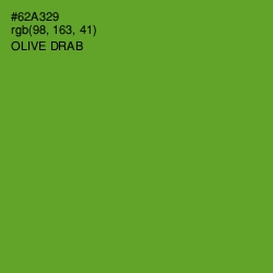 #62A329 - Olive Drab Color Image