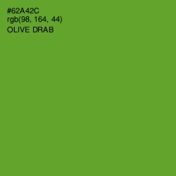 #62A42C - Olive Drab Color Image