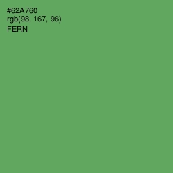 #62A760 - Fern Color Image