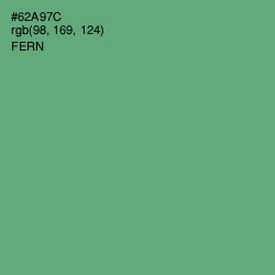 #62A97C - Fern Color Image