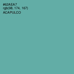 #62AEA7 - Acapulco Color Image