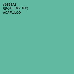 #62B9A2 - Acapulco Color Image