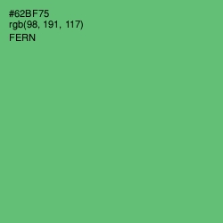 #62BF75 - Fern Color Image