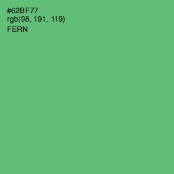 #62BF77 - Fern Color Image