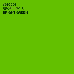 #62C001 - Bright Green Color Image