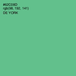 #62C08D - De York Color Image