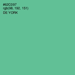 #62C097 - De York Color Image