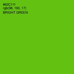 #62C111 - Bright Green Color Image