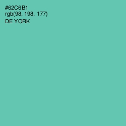 #62C6B1 - De York Color Image