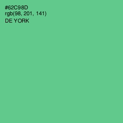 #62C98D - De York Color Image