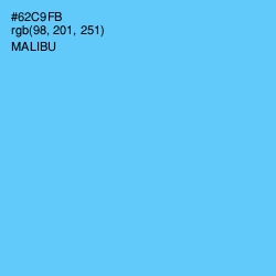 #62C9FB - Malibu Color Image