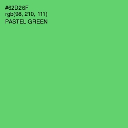 #62D26F - Pastel Green Color Image
