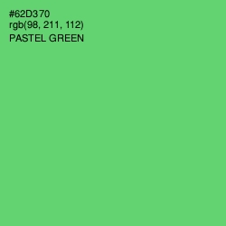 #62D370 - Pastel Green Color Image