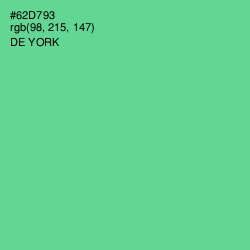 #62D793 - De York Color Image