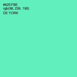 #62EFBE - De York Color Image