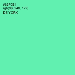 #62F0B1 - De York Color Image