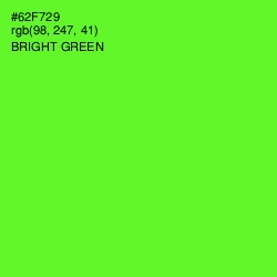 #62F729 - Bright Green Color Image